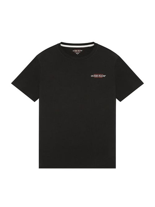 Guess Slim American Tradition Tee Negrii | GUESS-SN30493