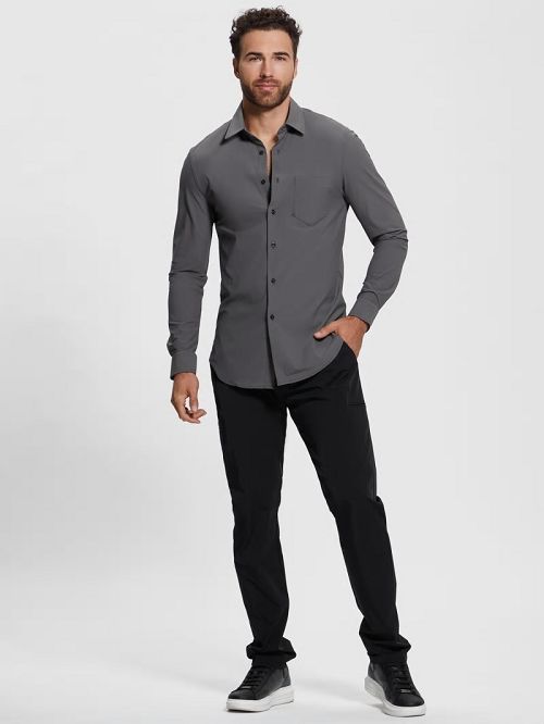 Guess Slim Chino Pants Negrii | GUESS-SN31398