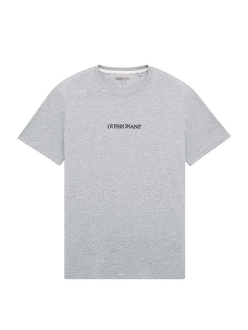 Guess Slim Embroidered Logo Tee Gri | GUESS-SN30575