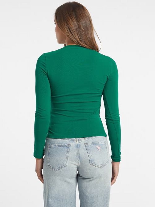 Guess Slim Embroidered Long-Sleeve Tee Verzi | GUESS-SN27538
