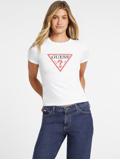 Guess Slim Iconic Tee Albi | GUESS-SN27438