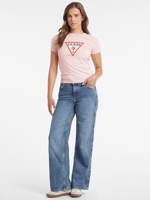 Guess Slim Iconic Tee Roz | GUESS-SN27395