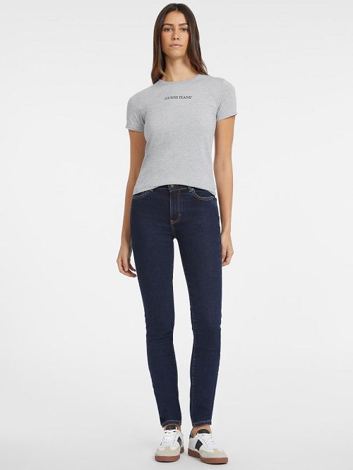 Guess Slim Logo Tee Gri | GUESS-SN27124