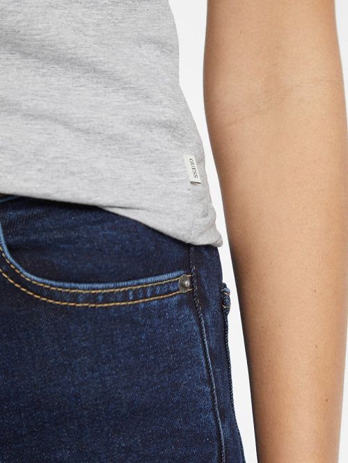 Guess Slim Logo Tee Gri | GUESS-SN27124