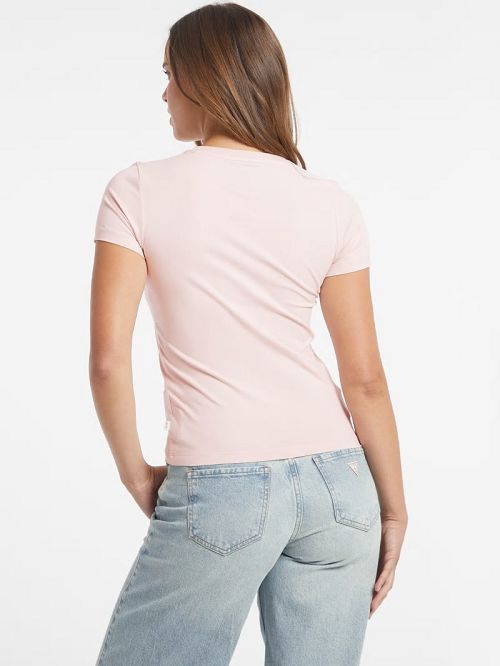 Guess Slim Logo Tee Roz | GUESS-SN27243