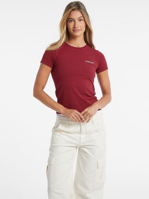 Guess Slim Mini American Tradition Tee Rosii | GUESS-SN27265