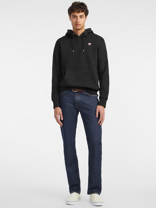 Guess Slim Mini Triangle Hoodie Negrii | GUESS-SN31013