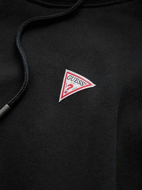 Guess Slim Mini Triangle Hoodie Negrii | GUESS-SN31013