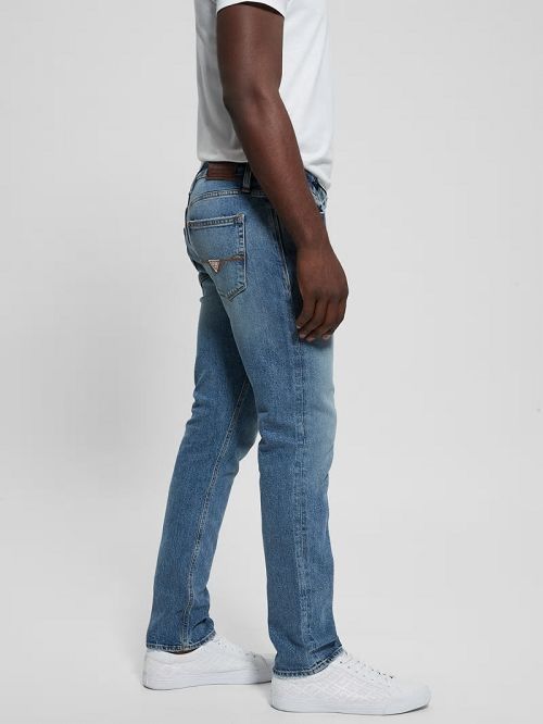 Guess Slim Tapered Jeans Albastri | GUESS-SN30361