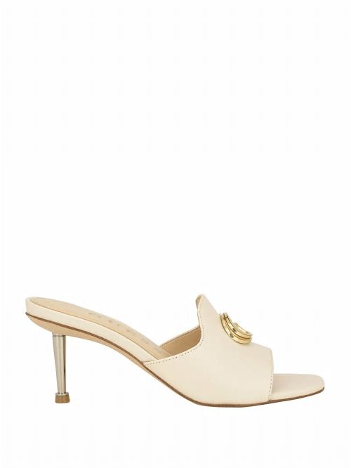 Guess Snapps G Kitten Mules Albi | GUESS-SN29725