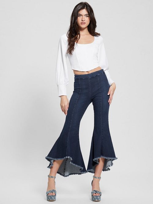 Guess Sofia 1981 Flare Jeans Albastri | GUESS-SN26525