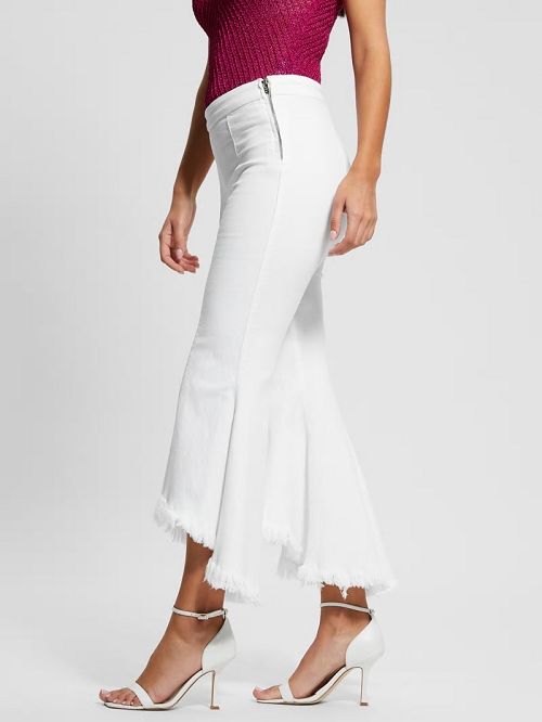 Guess Sofia 1981 High-Rise Flared Jeans Albi | GUESS-SN26623