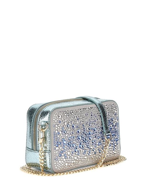 Guess Sofia Crystal Mini Crossbody Albastri | GUESS-SN28824