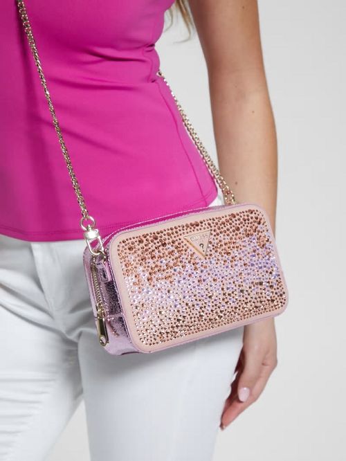 Guess Sofia Crystal Mini Crossbody Roz | GUESS-SN28951