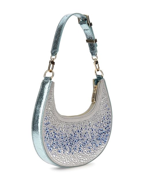 Guess Sofia Crystal Shoulder Bag Albastri | GUESS-SN29147