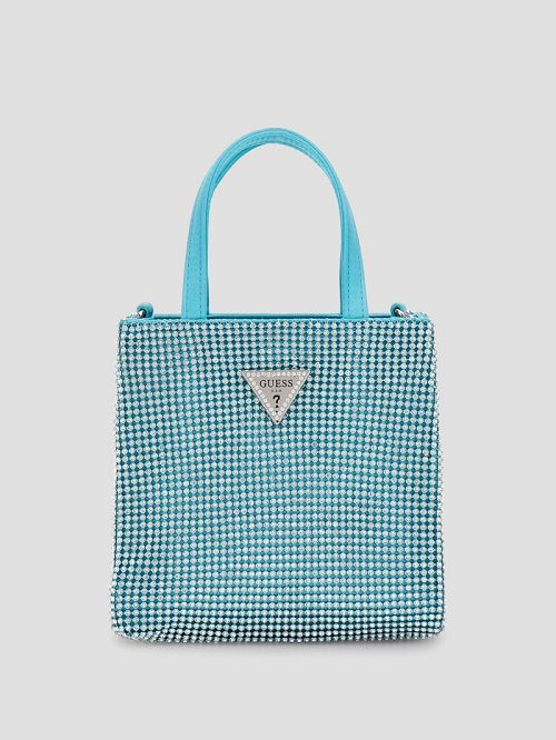 Guess Sofia Crystal Tote Albastri | GUESS-SN29372