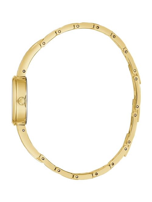 Guess Sofia Gold-Tone Crystal Analog Watch Aurii | GUESS-SN30022