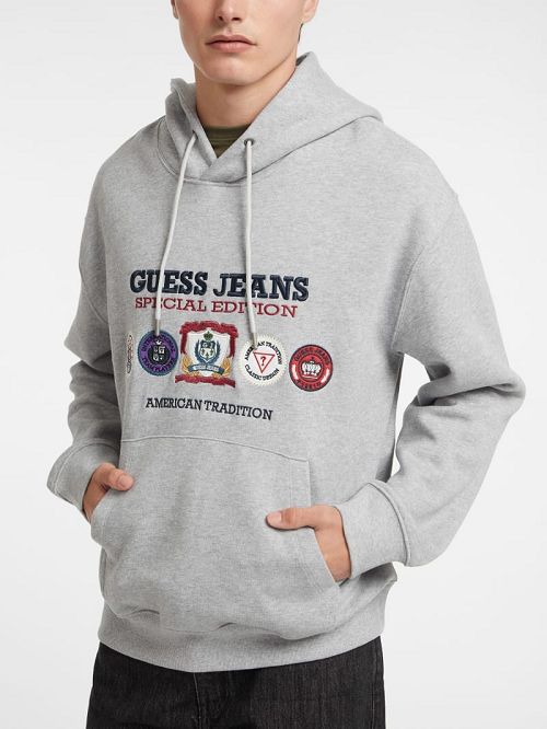 Guess Special Edition Hoodie Gri | GUESS-SN30960
