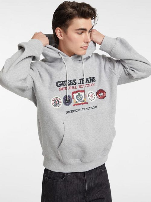 Guess Special Edition Hoodie Gri | GUESS-SN30960