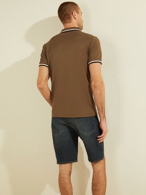 Guess Sports Pique Logo Polo Maro | GUESS-SN31163