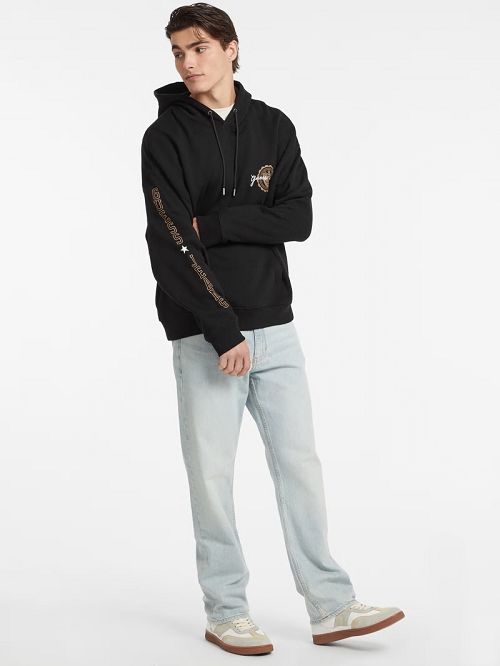 Guess Stamp Logo Hoodie Negrii | GUESS-SN31016