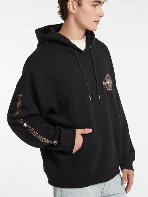 Guess Stamp Logo Hoodie Negrii | GUESS-SN31016