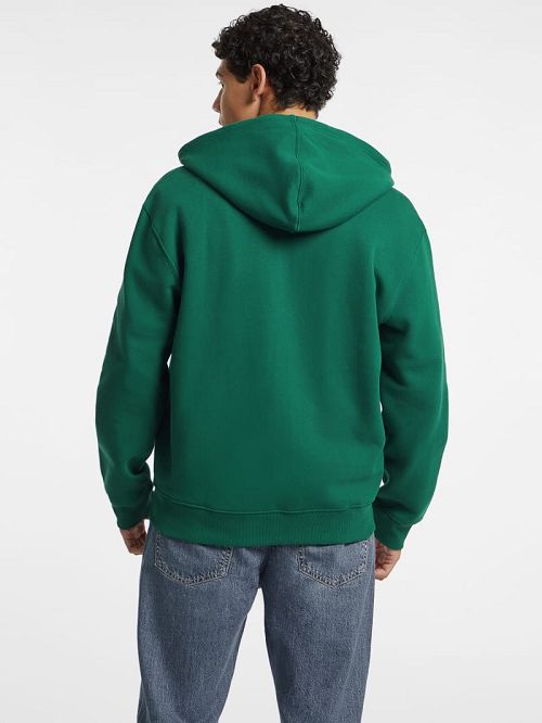 Guess Stamp Logo Zip-Up Hoodie Verzi | GUESS-SN30918