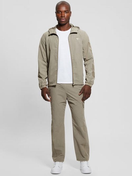 Guess Steno Hooded Jacket Bej | GUESS-SN31548