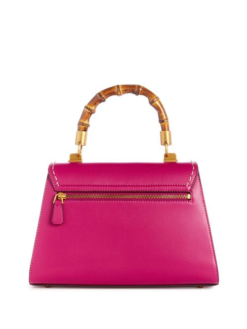 Guess Stephi Bamboo Handle Mini Satchel Roz | GUESS-SN29253