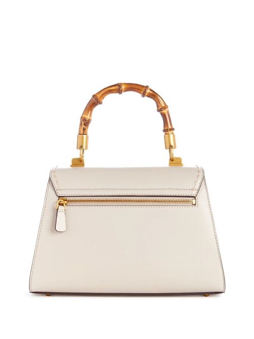 Guess Stephi Bamboo Handle Mini Satchel Albi | GUESS-SN29301