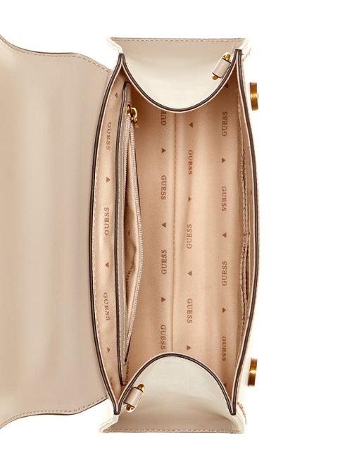 Guess Stephi Bamboo Handle Mini Satchel Albi | GUESS-SN29301