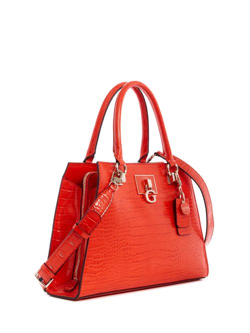 Guess Stephi Girlfriend Satchel Portocalii | GUESS-SN29222