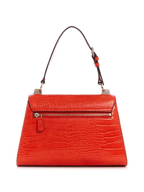 Guess Stephi Top-Handle Flap Bag Portocalii | GUESS-SN29223