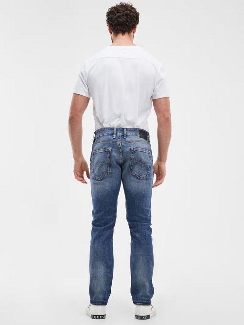 Guess Straight Jeans Albastri | GUESS-SN30390