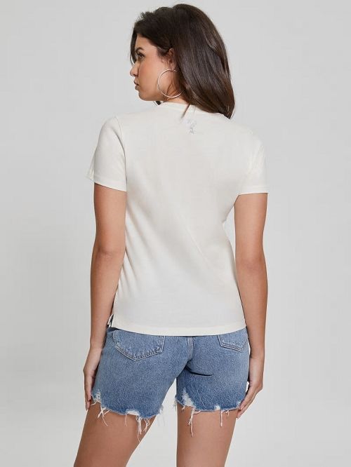 Guess Strass Picture Tee Albi | GUESS-SN27614