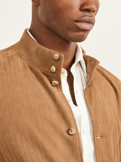 Guess Suede Flight Jacket Maro | GUESS-SN30838