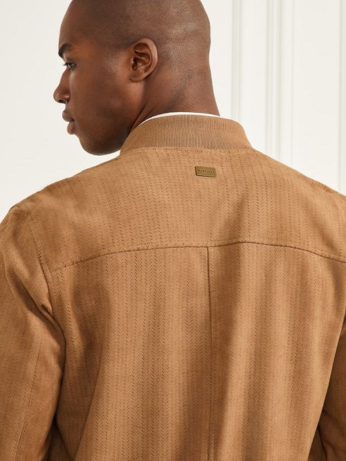 Guess Suede Flight Jacket Maro | GUESS-SN30838