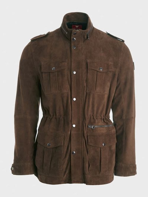 Guess Suede Utility Jacket Gri | GUESS-SN30837