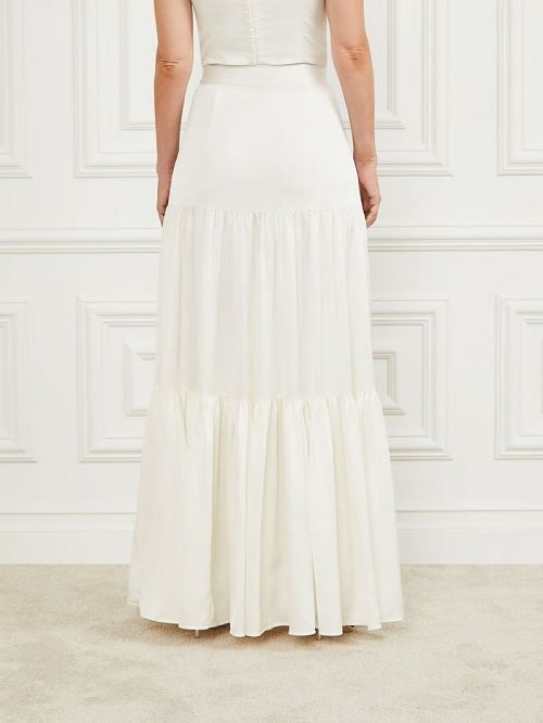 Guess Susanne Satin Maxi Skirt Albi | GUESS-SN28146