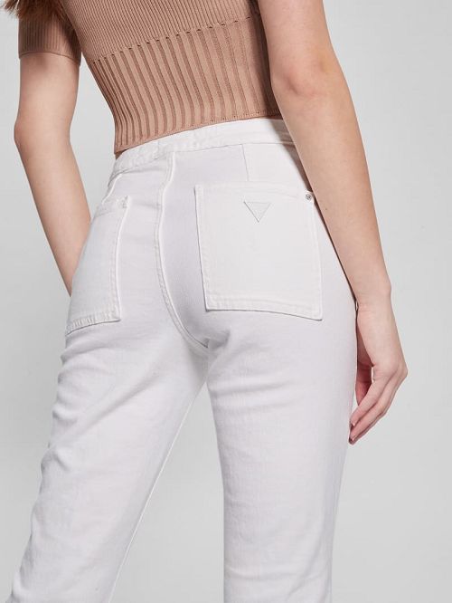 Guess Tahlia Kick Jeans Albi | GUESS-SN26490