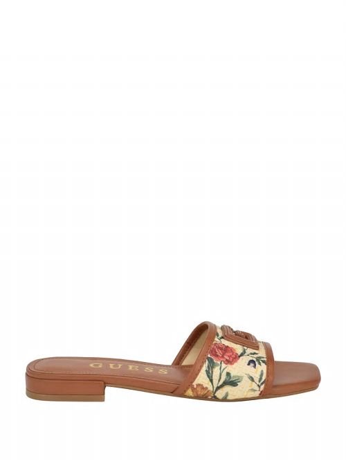 Guess Tampa II Floral Slides Bej | GUESS-SN29587