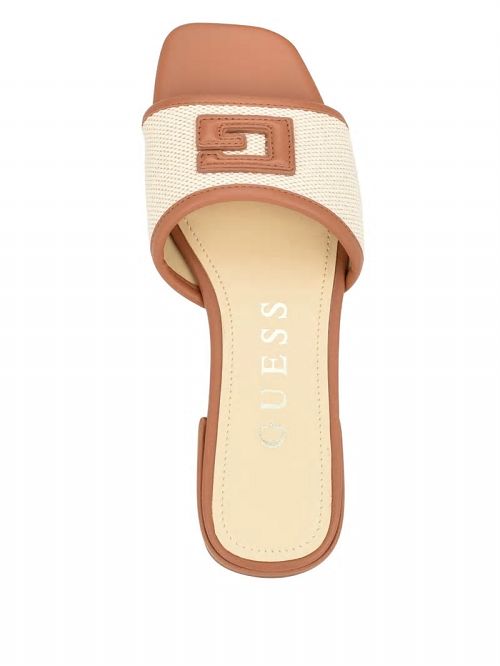 Guess Tampa Signature G Sandals Bej | GUESS-SN29590