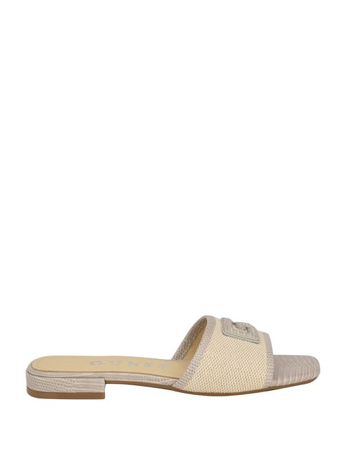 Guess Tampa Signature G Sandals Bej | GUESS-SN29633