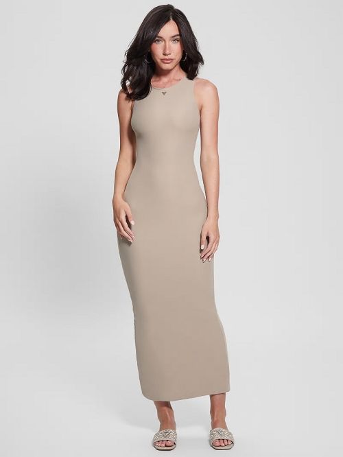 Guess Tank Maxi Dress Bej | GUESS-SN27007