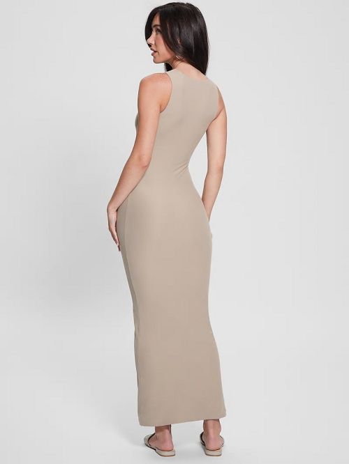 Guess Tank Maxi Dress Bej | GUESS-SN27007