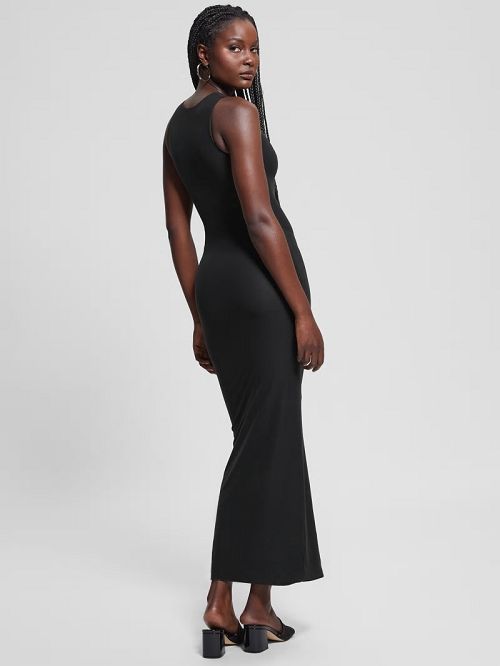 Guess Tank Maxi Dress Negrii | GUESS-SN26924