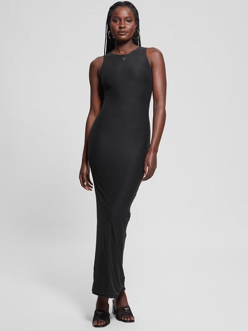 Guess Tank Maxi Dress Negrii | GUESS-SN26924