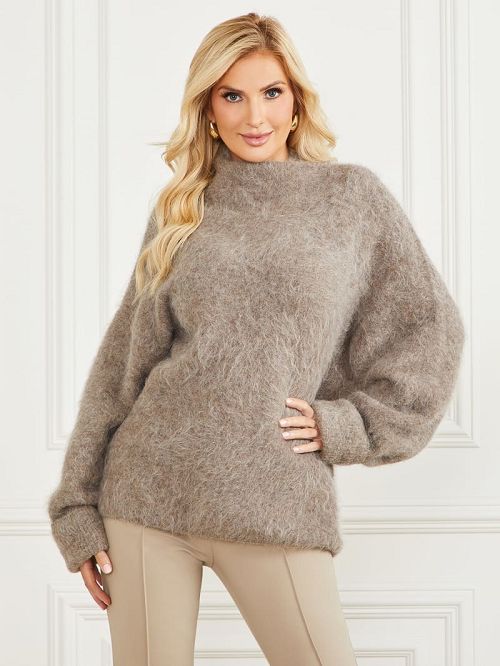 Guess Tanya Furry Sweater Maro | GUESS-SN27524