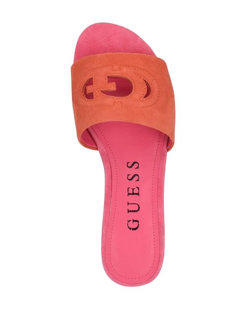 Guess Tashia Cutout Sandals Portocalii | GUESS-SN29671