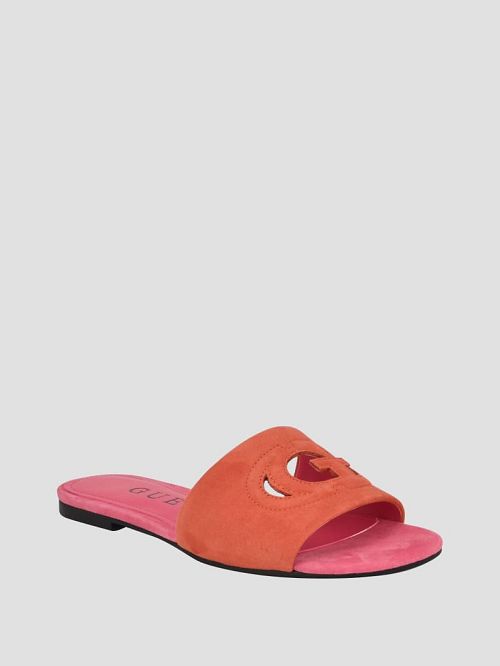 Guess Tashia Cutout Sandals Portocalii | GUESS-SN29671